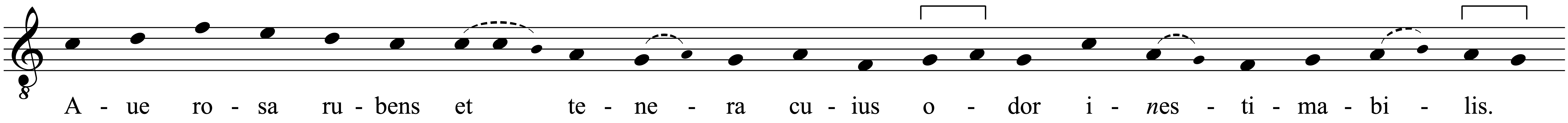 Work musical notation